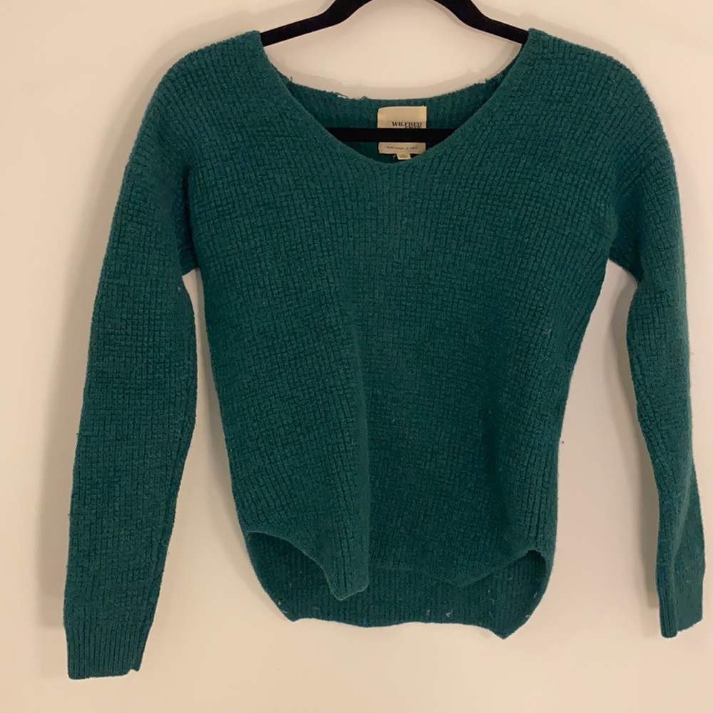 Wilfred Free Green Sweater